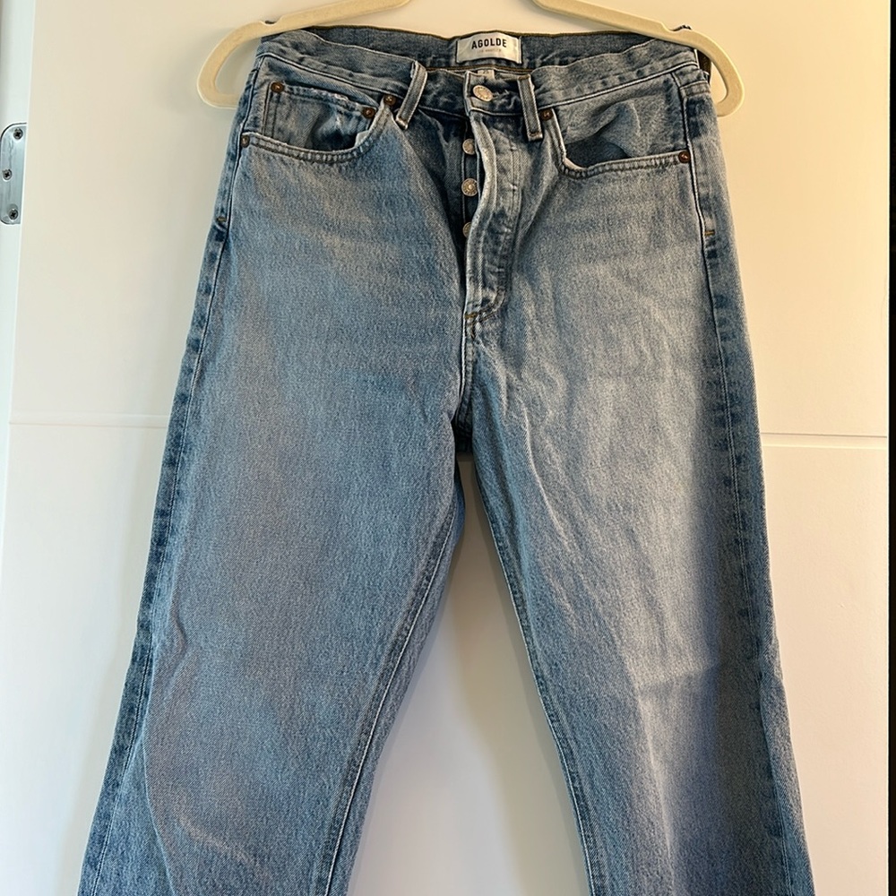 Light wash jeans